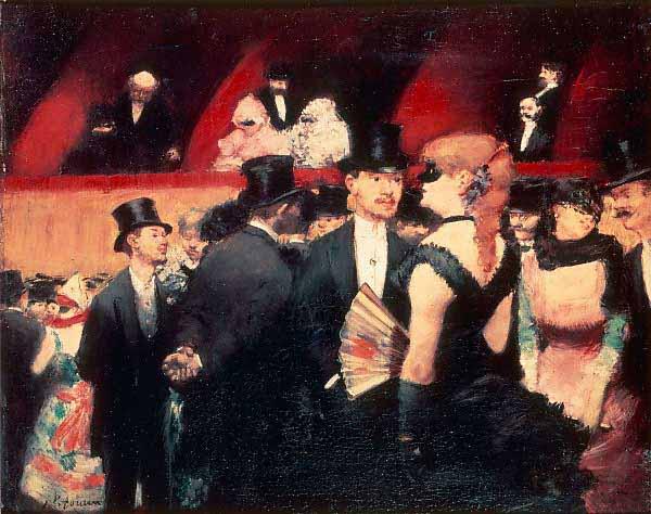 Jean-Louis Forain Un bal a lOpera oil painting image